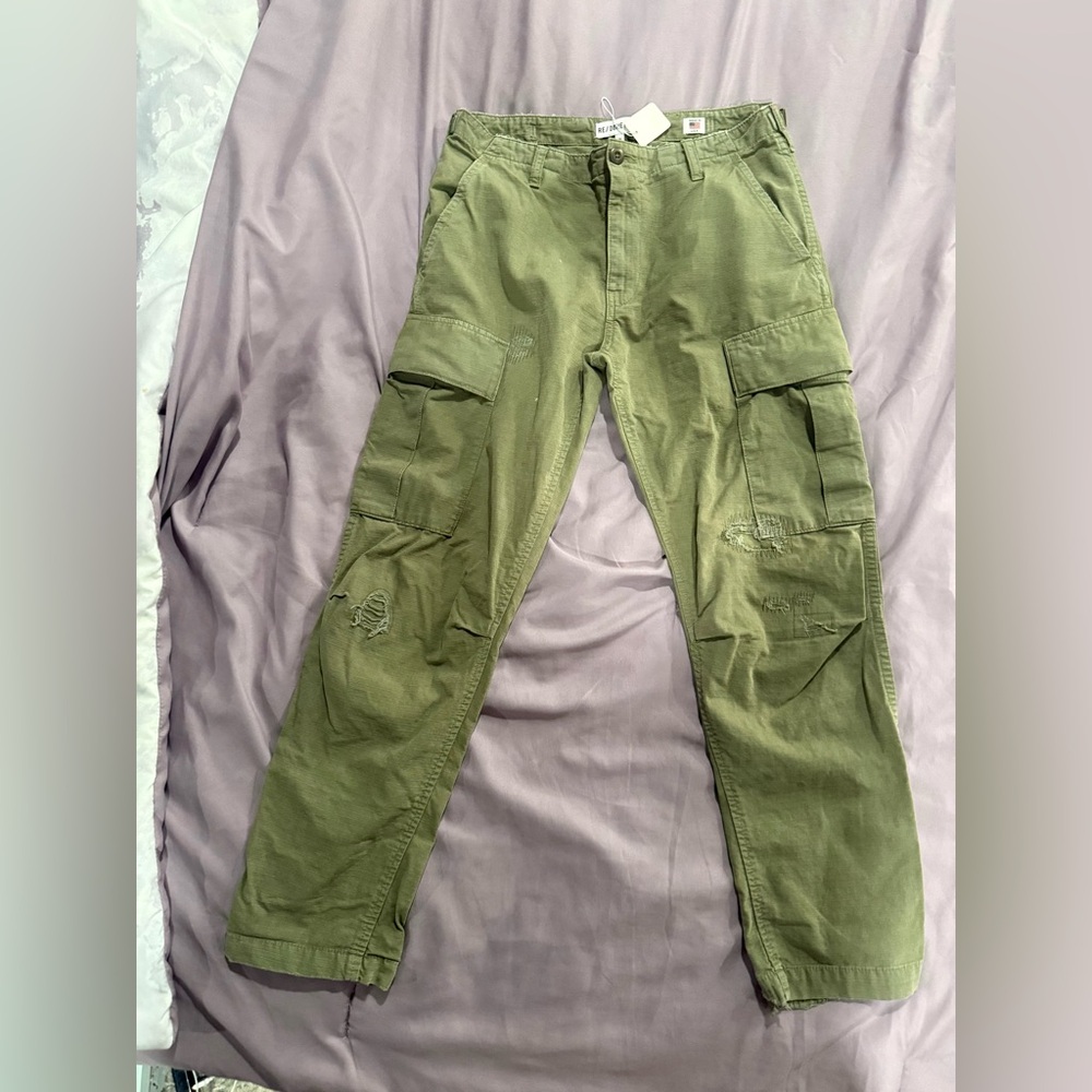 Olive Cargo Pants RE/DONE